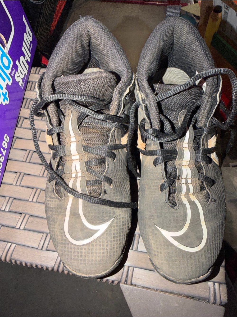 Nike Black football cleats